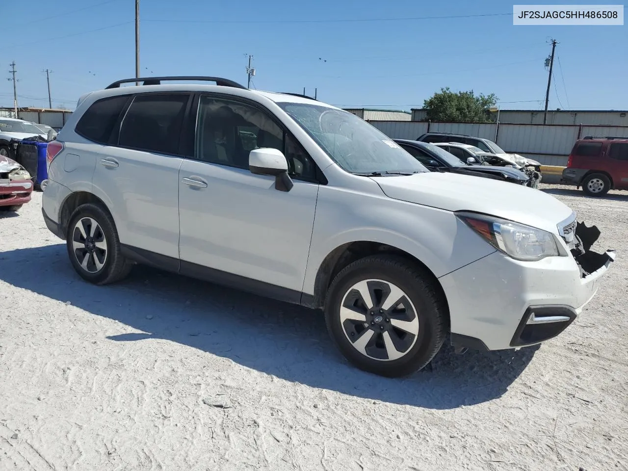 2017 Subaru Forester 2.5I Premium VIN: JF2SJAGC5HH486508 Lot: 72122424