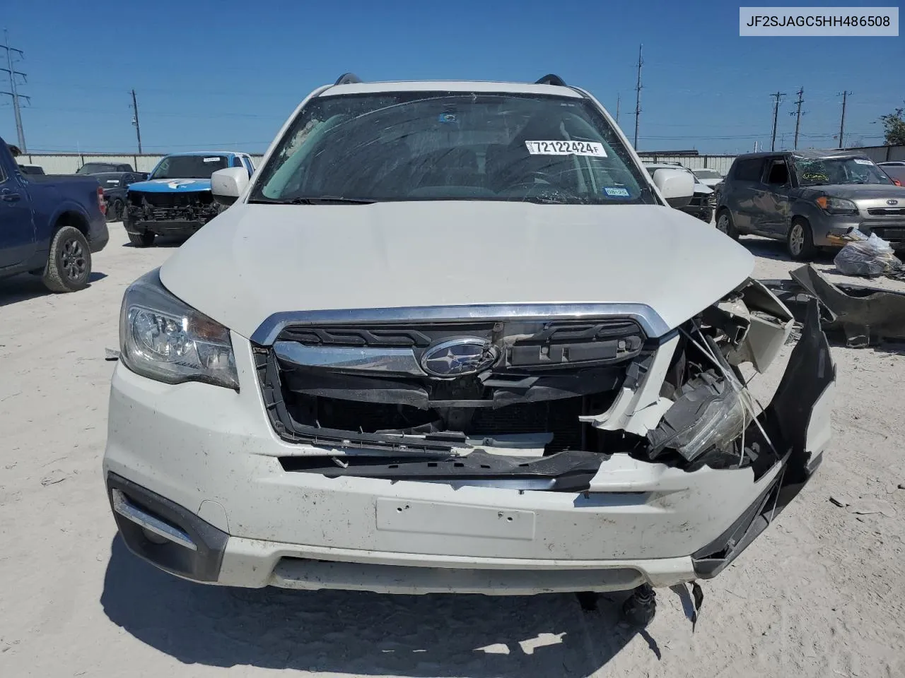 2017 Subaru Forester 2.5I Premium VIN: JF2SJAGC5HH486508 Lot: 72122424