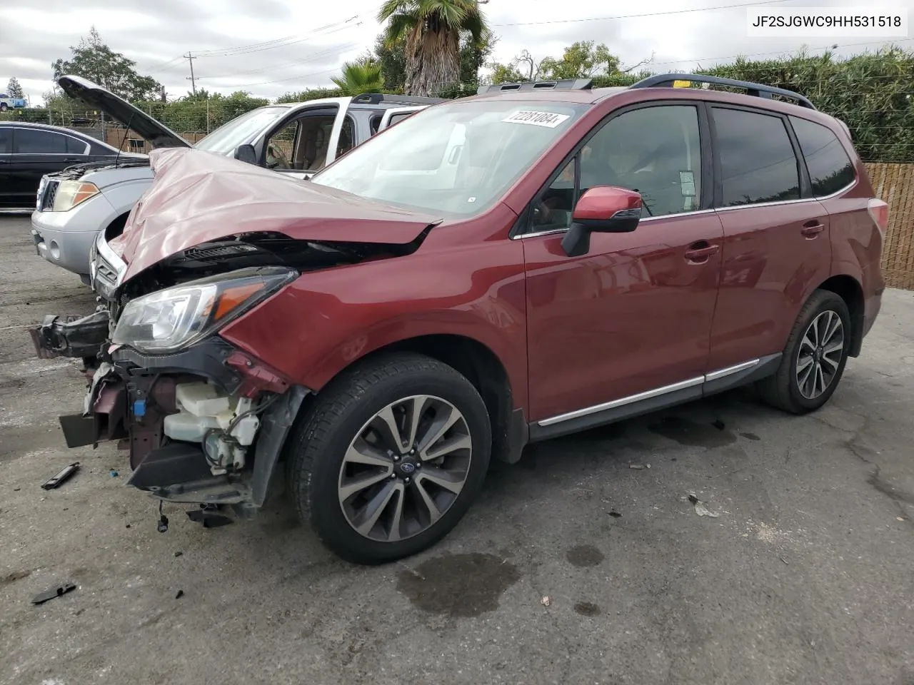 JF2SJGWC9HH531518 2017 Subaru Forester 2.0Xt Touring