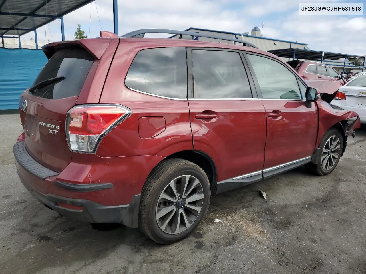 JF2SJGWC9HH531518 2017 Subaru Forester 2.0Xt Touring