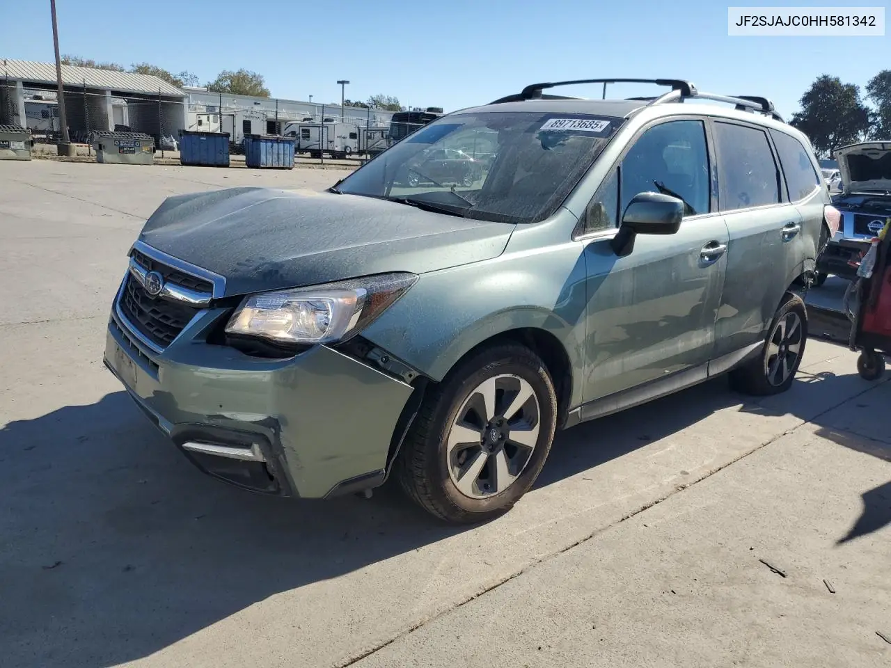 JF2SJAJC0HH581342 2017 Subaru Forester 2.5I Limited