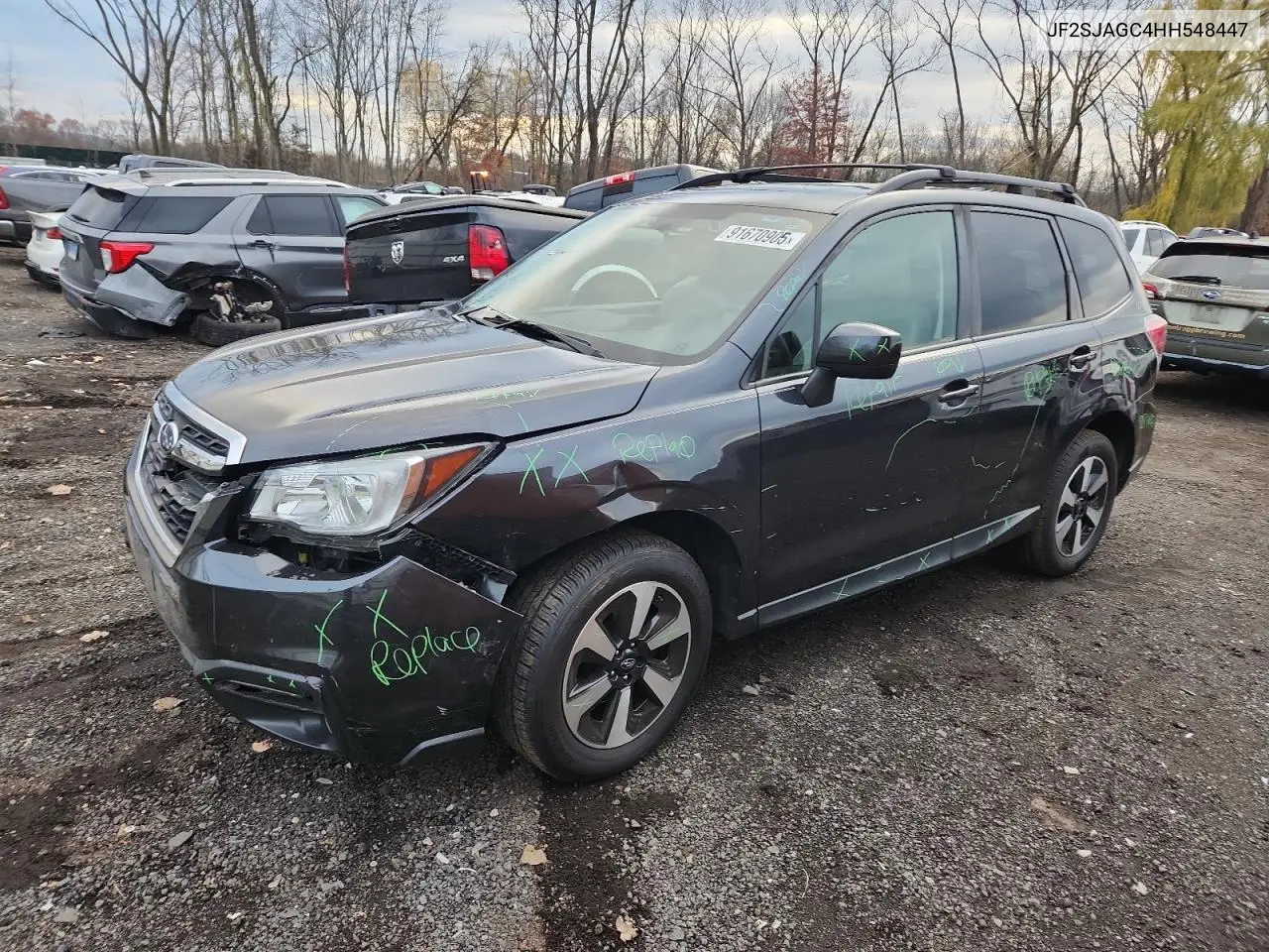 JF2SJAGC4HH548447 2017 Subaru Forester 2.5I Premium
