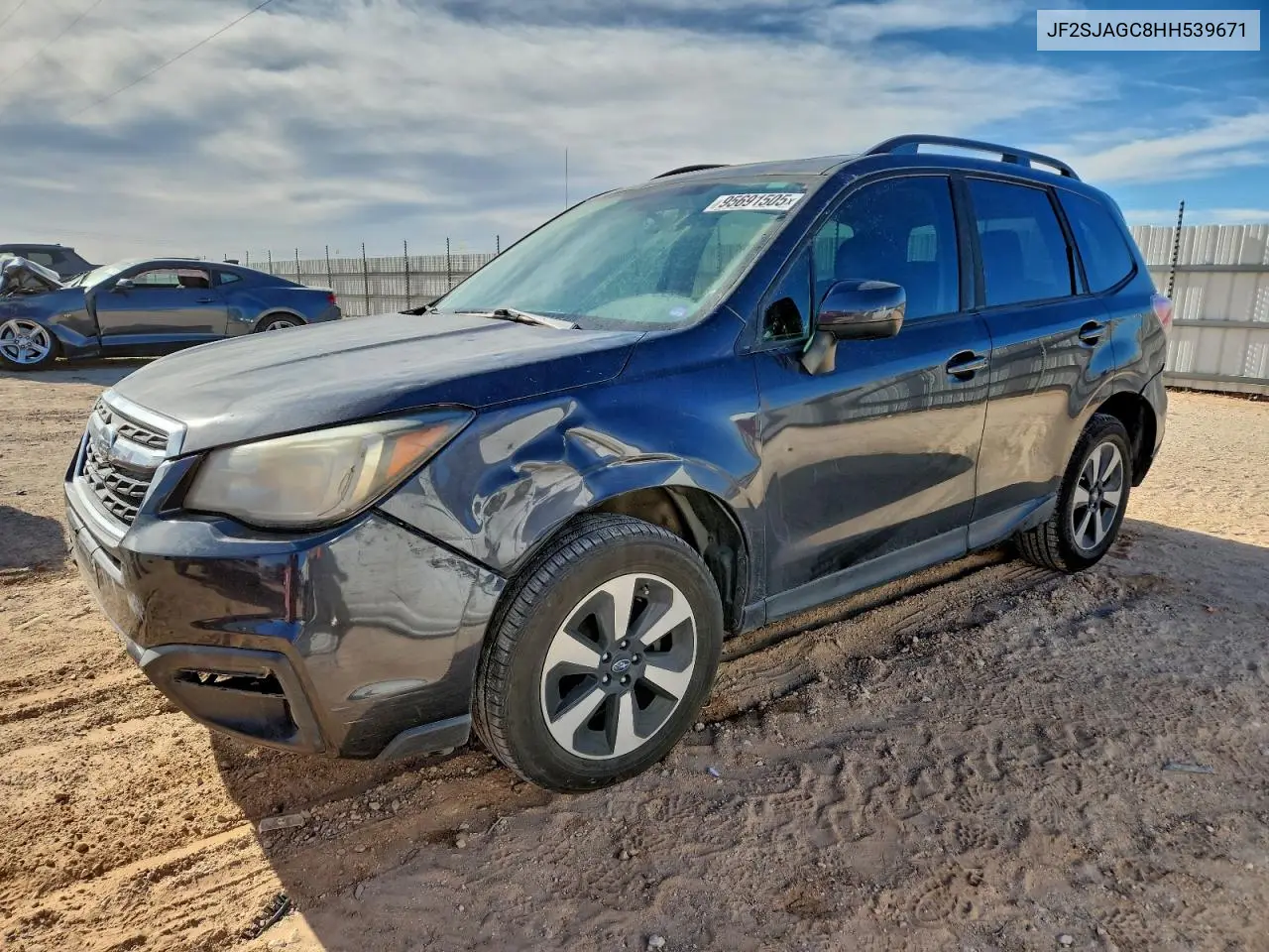 JF2SJAGC8HH539671 2017 Subaru Forester 2.5I Premium