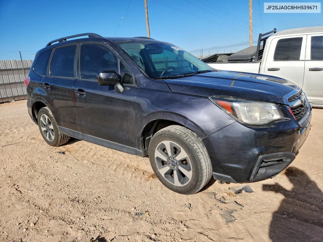 JF2SJAGC8HH539671 2017 Subaru Forester 2.5I Premium