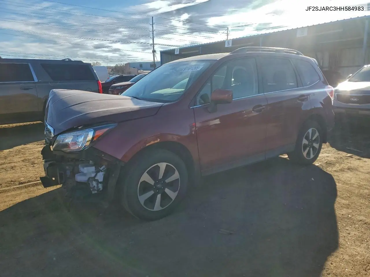 JF2SJARC3HH584983 2017 Subaru Forester 2.5I Limited