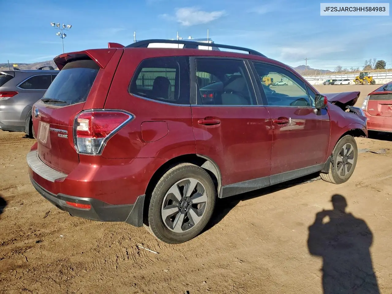 JF2SJARC3HH584983 2017 Subaru Forester 2.5I Limited