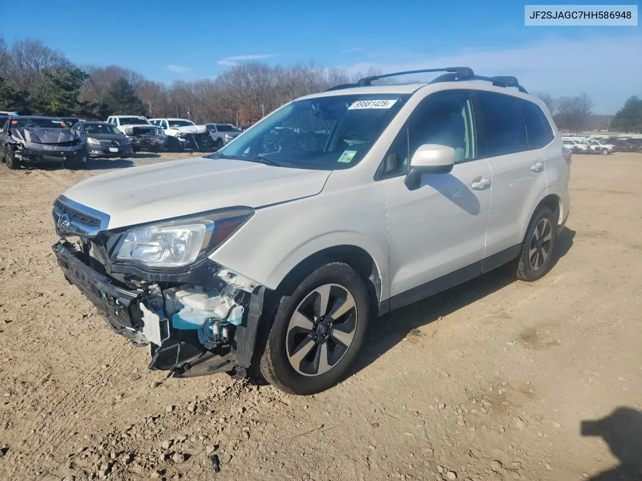 JF2SJAGC7HH586948 2017 Subaru Forester 2.5I Premium