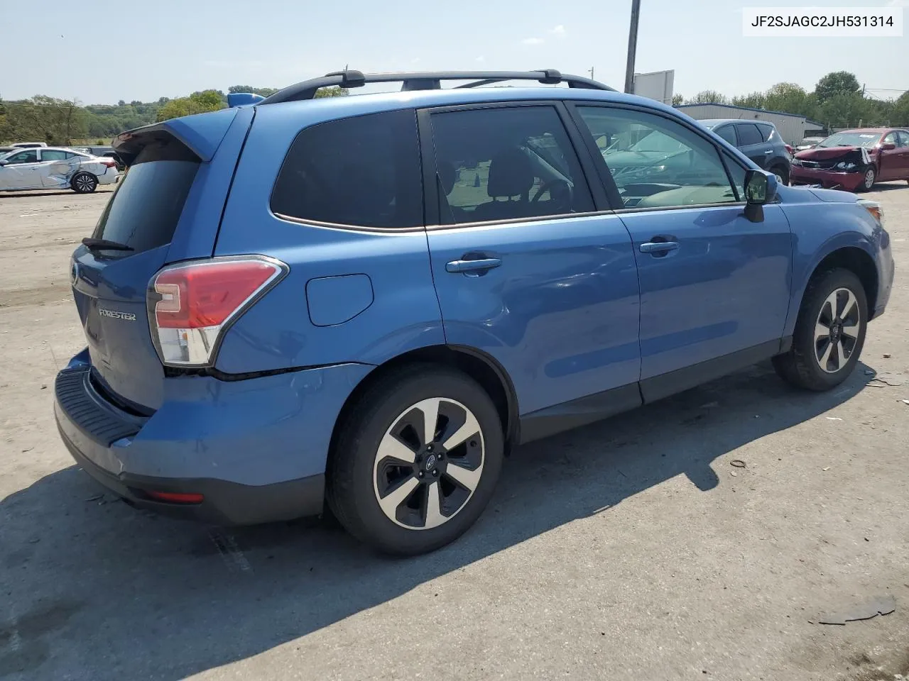 2018 Subaru Forester 2.5I Premium VIN: JF2SJAGC2JH531314 Lot: 69511284