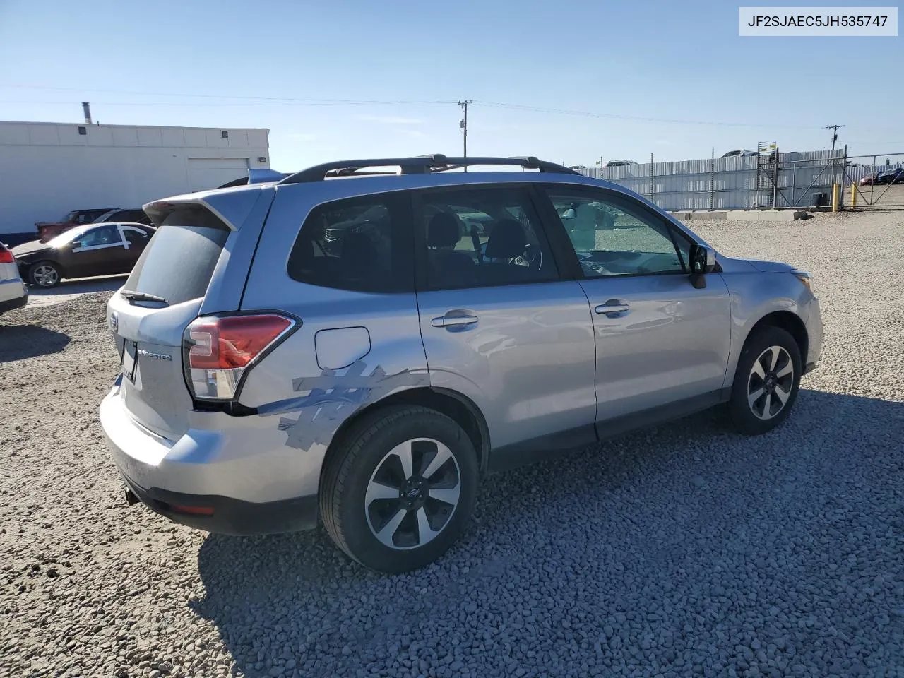 2018 Subaru Forester 2.5I Premium VIN: JF2SJAEC5JH535747 Lot: 71433384