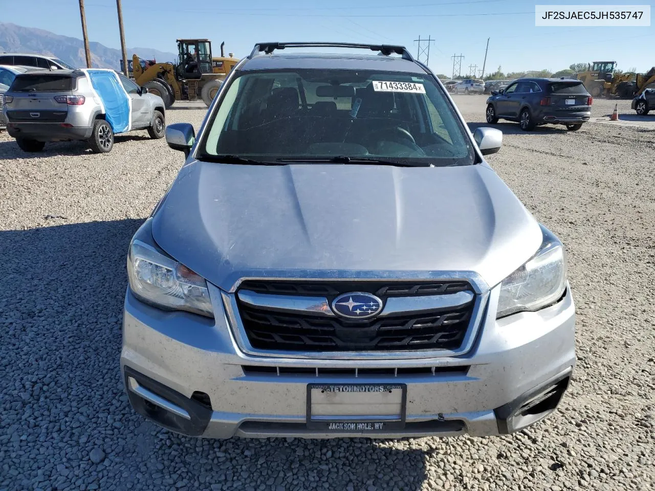 2018 Subaru Forester 2.5I Premium VIN: JF2SJAEC5JH535747 Lot: 71433384