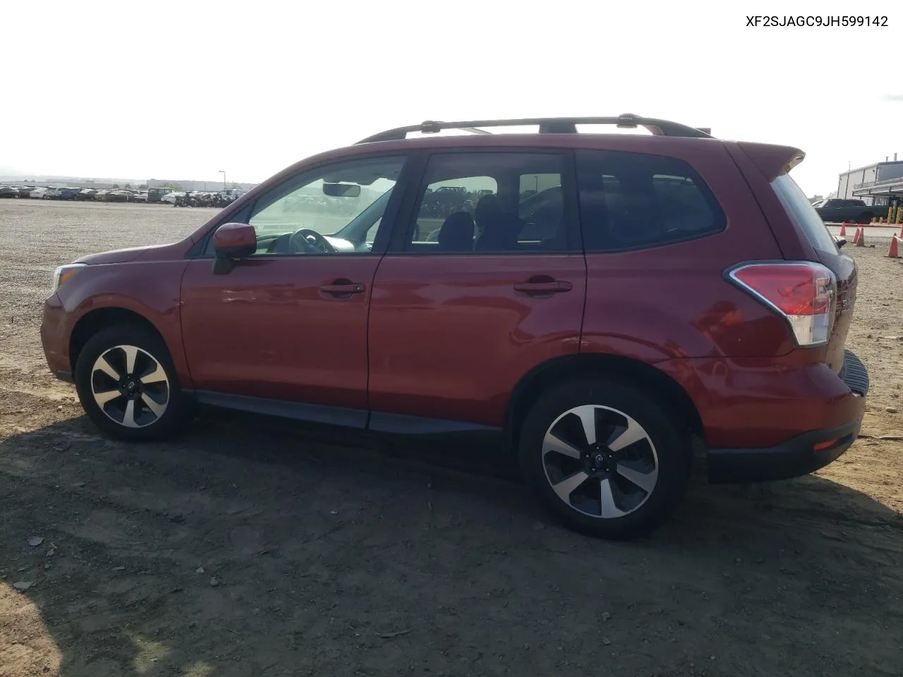 2018 Subaru Forester VIN: XF2SJAGC9JH599142 Lot: 71562614