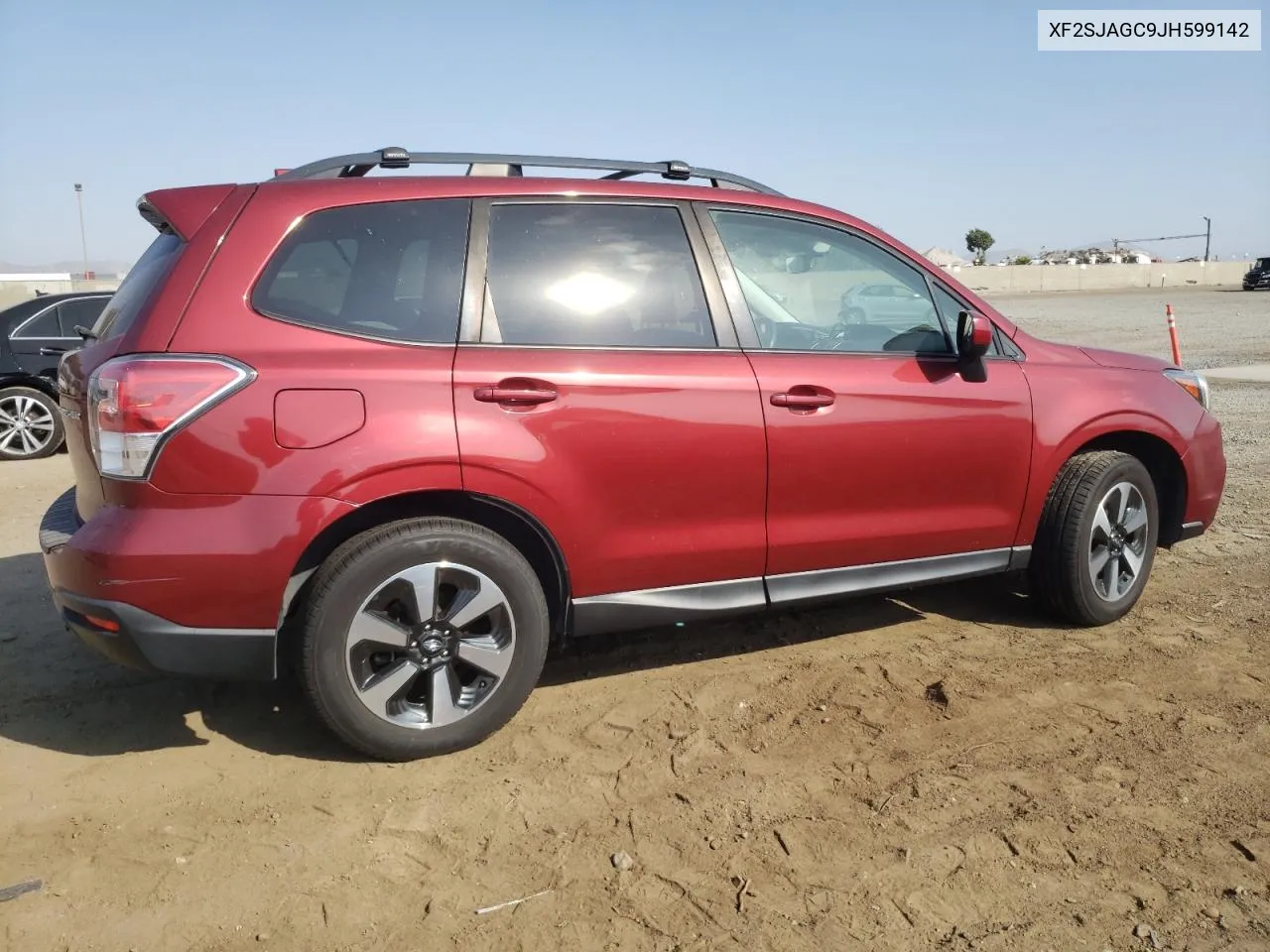 2018 Subaru Forester VIN: XF2SJAGC9JH599142 Lot: 71562614