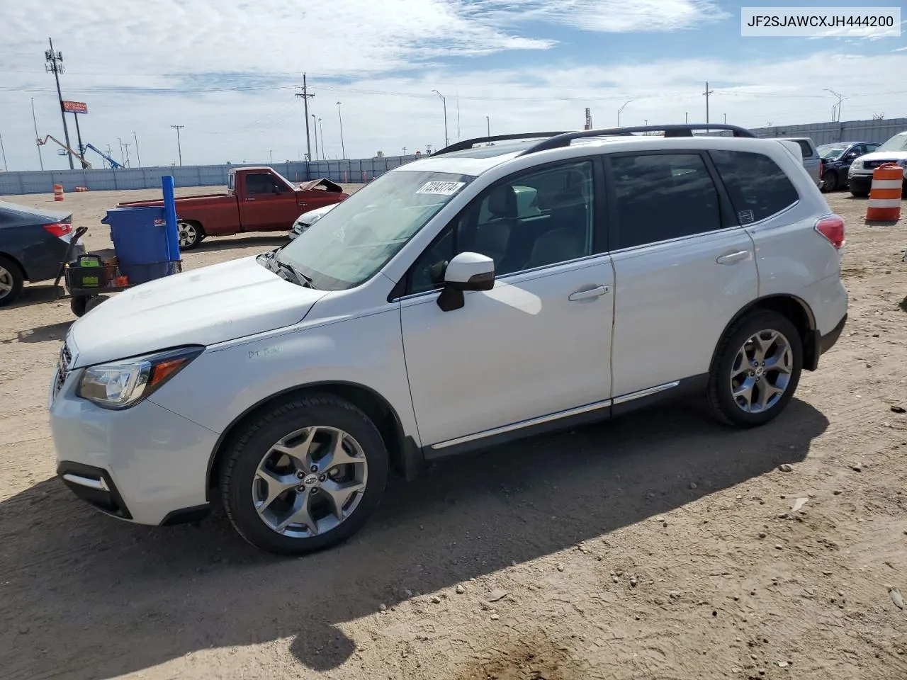 2018 Subaru Forester 2.5I Touring VIN: JF2SJAWCXJH444200 Lot: 72243774