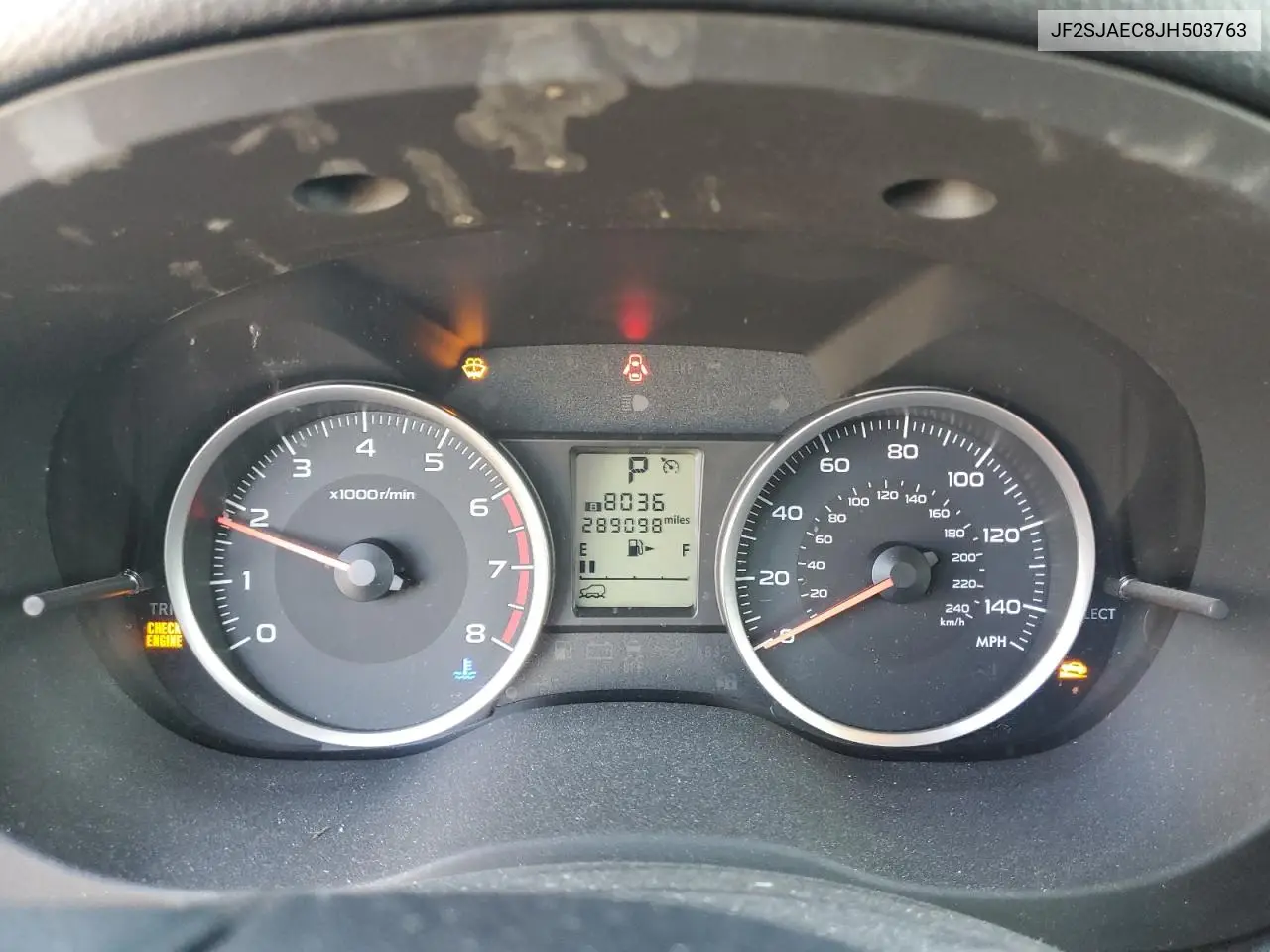 JF2SJAEC8JH503763 2018 Subaru Forester 2.5I Premium