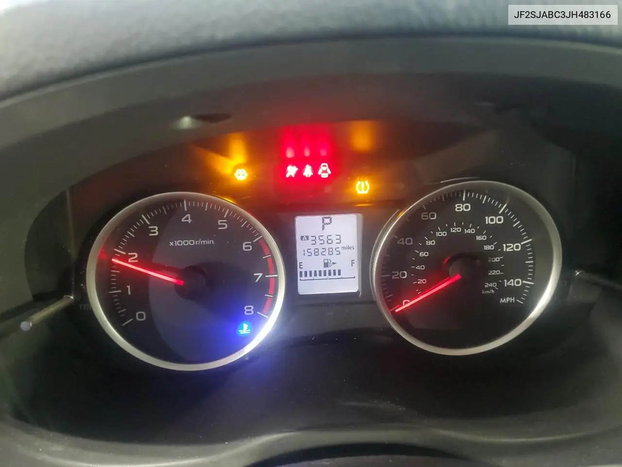 JF2SJABC3JH483166 2018 Subaru Forester 2.5I