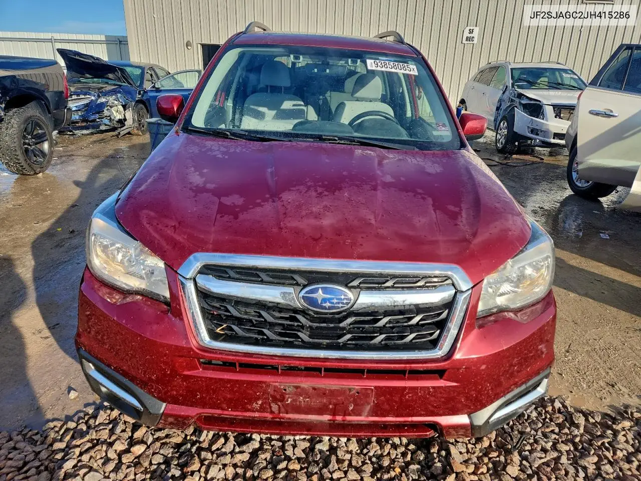 JF2SJAGC2JH415286 2018 Subaru Forester 2.5I Premium
