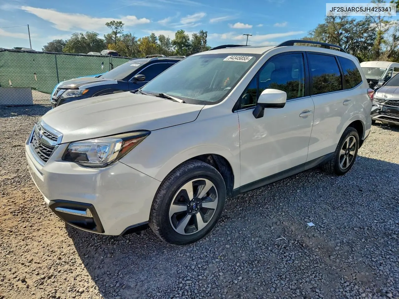JF2SJARC5JH425341 2018 Subaru Forester 2.5I Limited