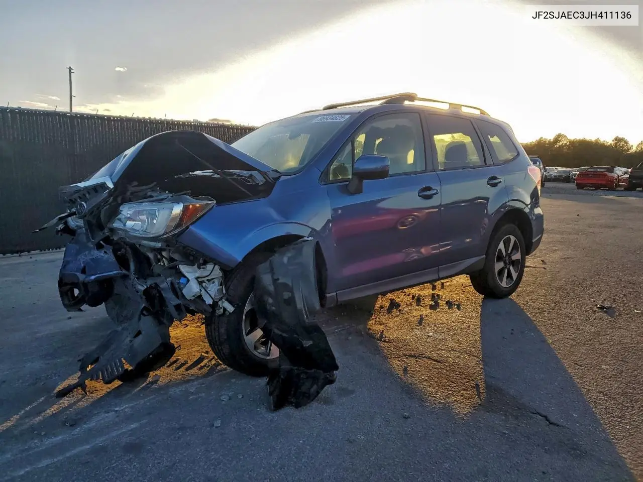JF2SJAEC3JH411136 2018 Subaru Forester 2.5I Premium