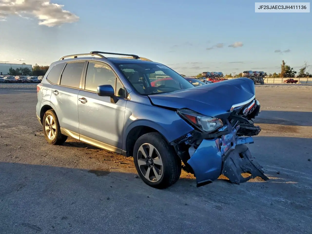 JF2SJAEC3JH411136 2018 Subaru Forester 2.5I Premium