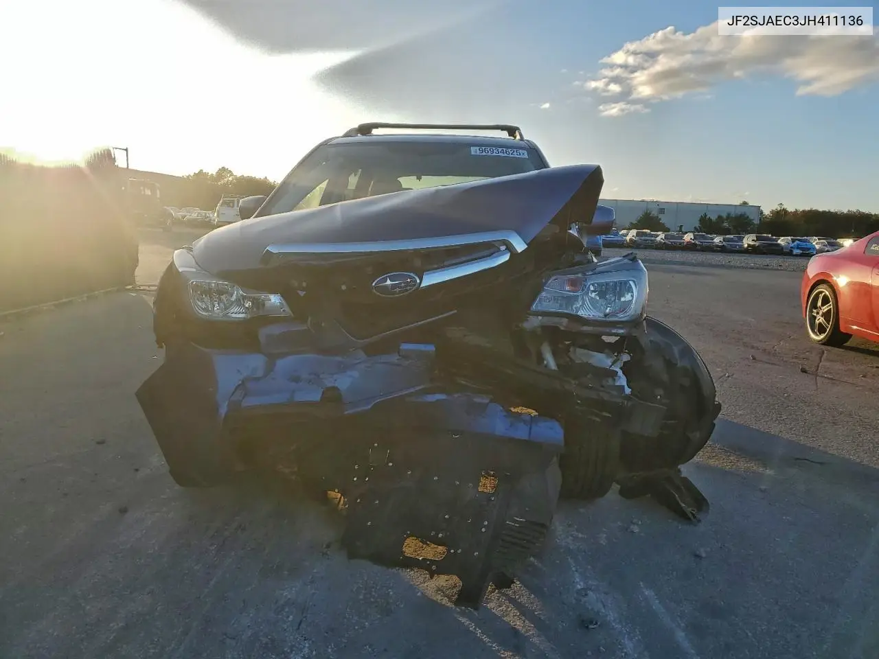 JF2SJAEC3JH411136 2018 Subaru Forester 2.5I Premium