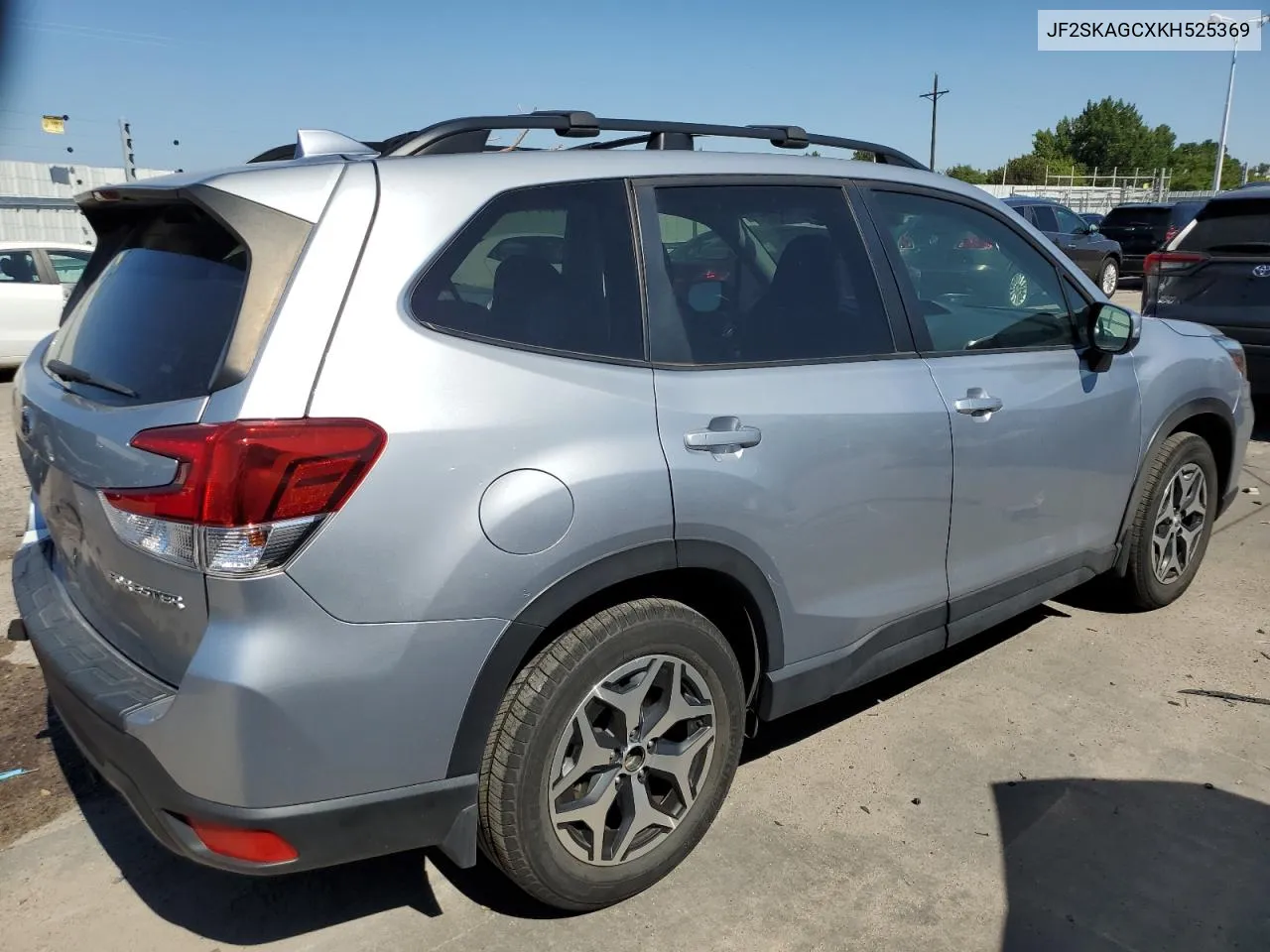 2019 Subaru Forester Premium VIN: JF2SKAGCXKH525369 Lot: 69765204