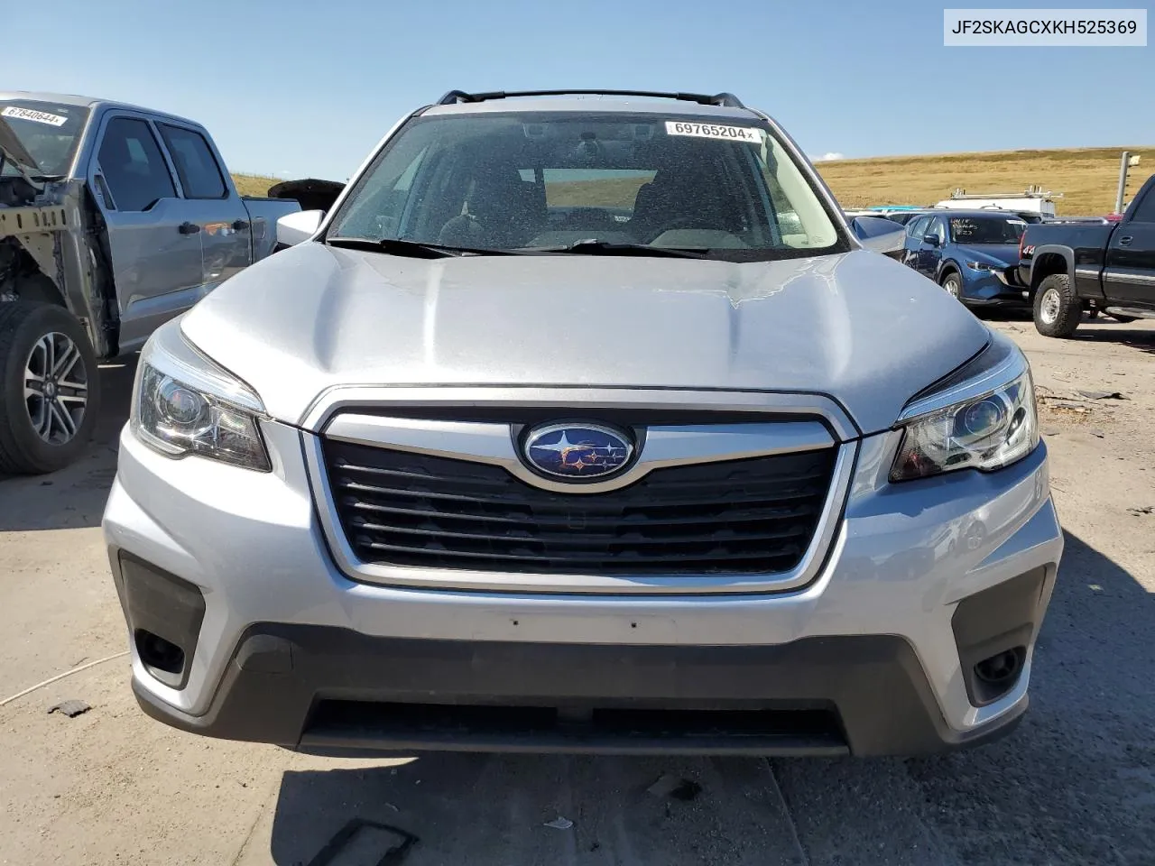 2019 Subaru Forester Premium VIN: JF2SKAGCXKH525369 Lot: 69765204