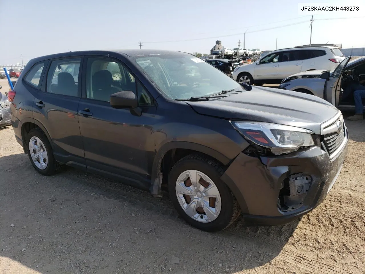 2019 Subaru Forester VIN: JF2SKAAC2KH443273 Lot: 70183324