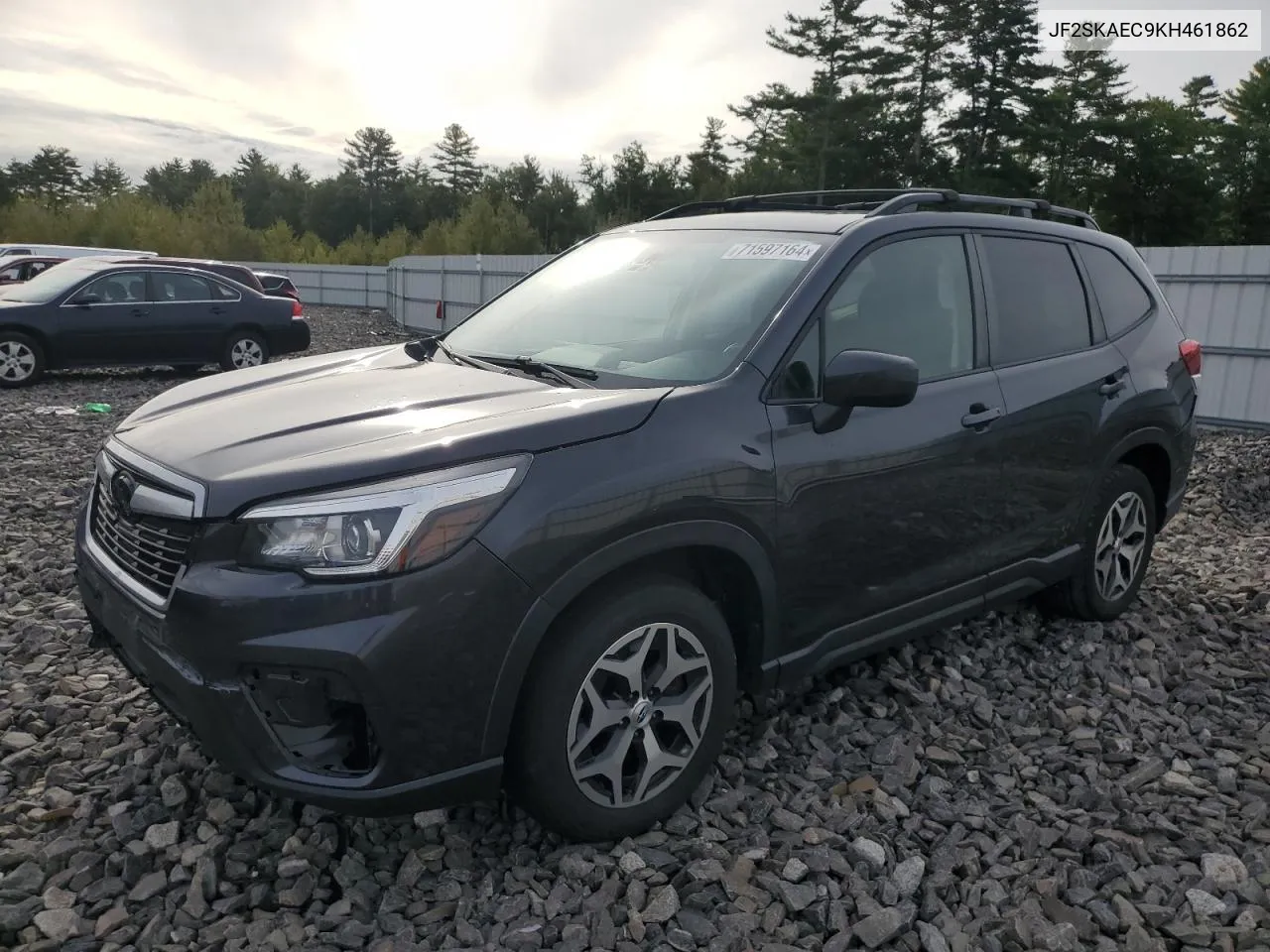 2019 Subaru Forester Premium VIN: JF2SKAEC9KH461862 Lot: 71597164