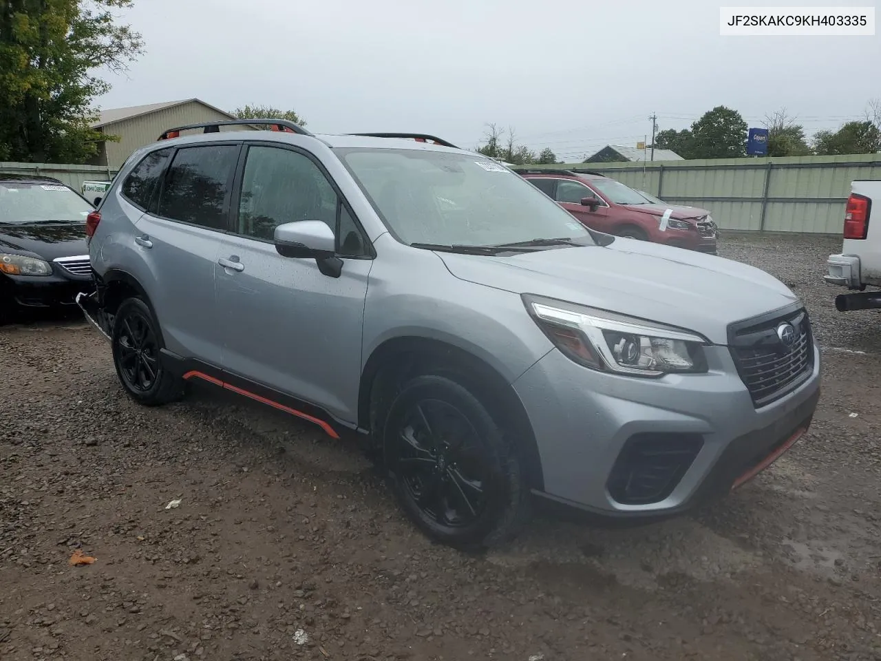 2019 Subaru Forester Sport VIN: JF2SKAKC9KH403335 Lot: 72377184