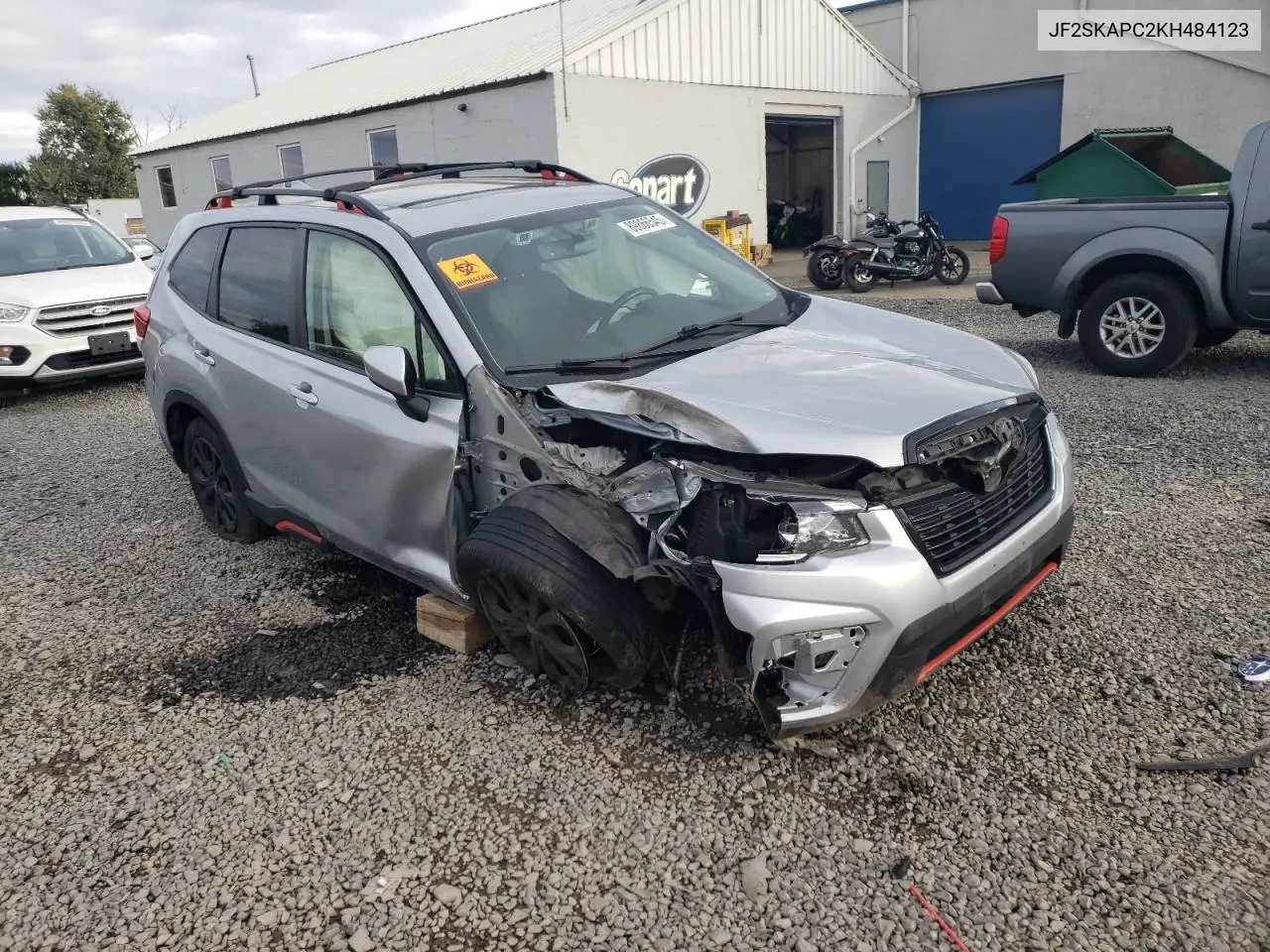 JF2SKAPC2KH484123 2019 Subaru Forester Sport