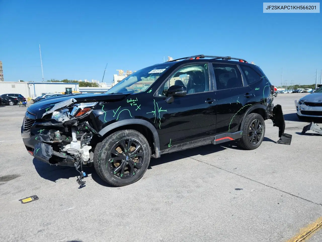 JF2SKAPC1KH566201 2019 Subaru Forester Sport