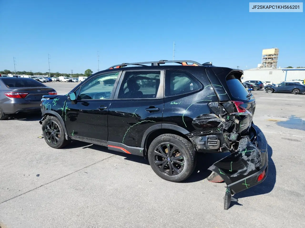 JF2SKAPC1KH566201 2019 Subaru Forester Sport