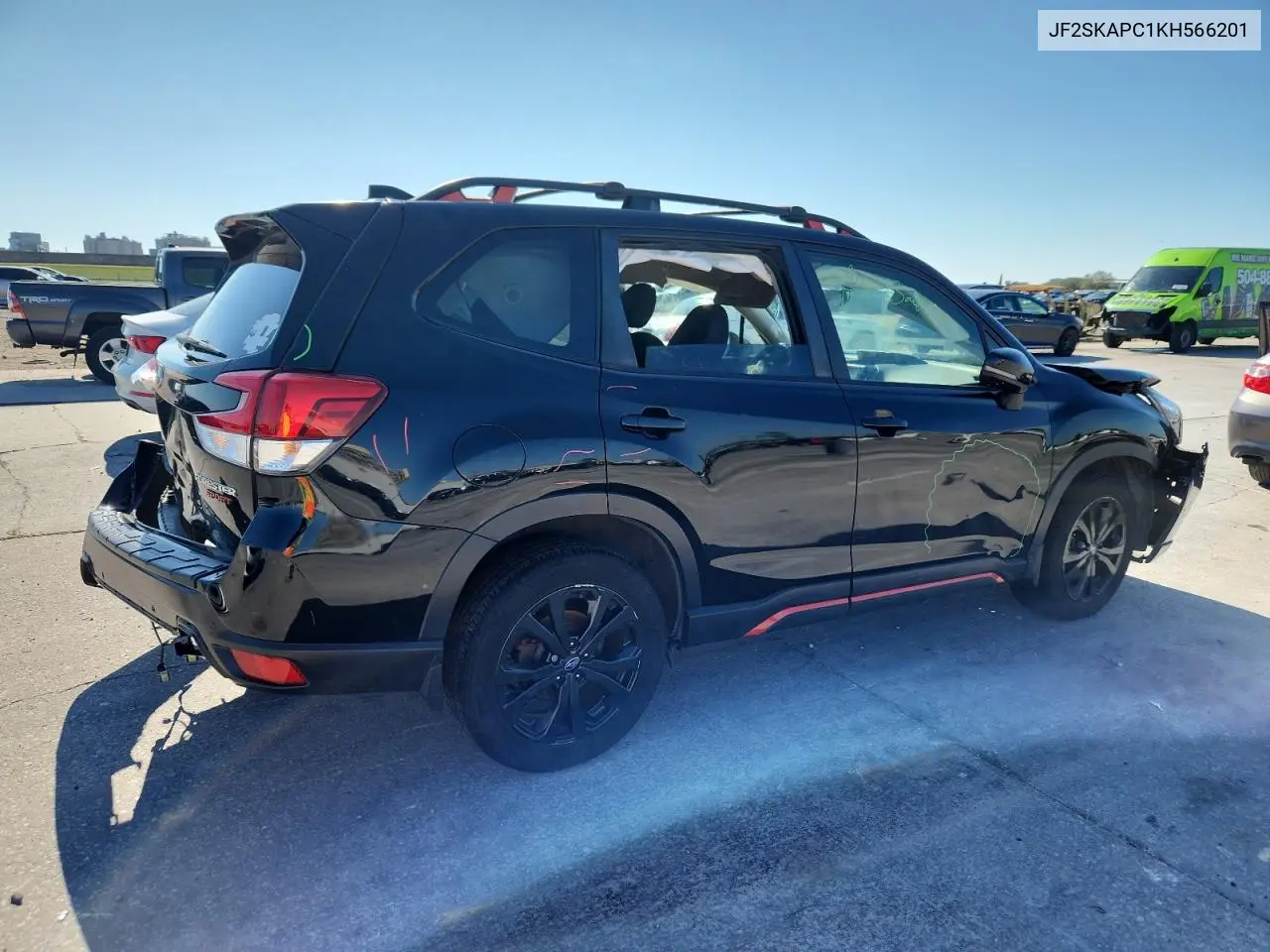JF2SKAPC1KH566201 2019 Subaru Forester Sport