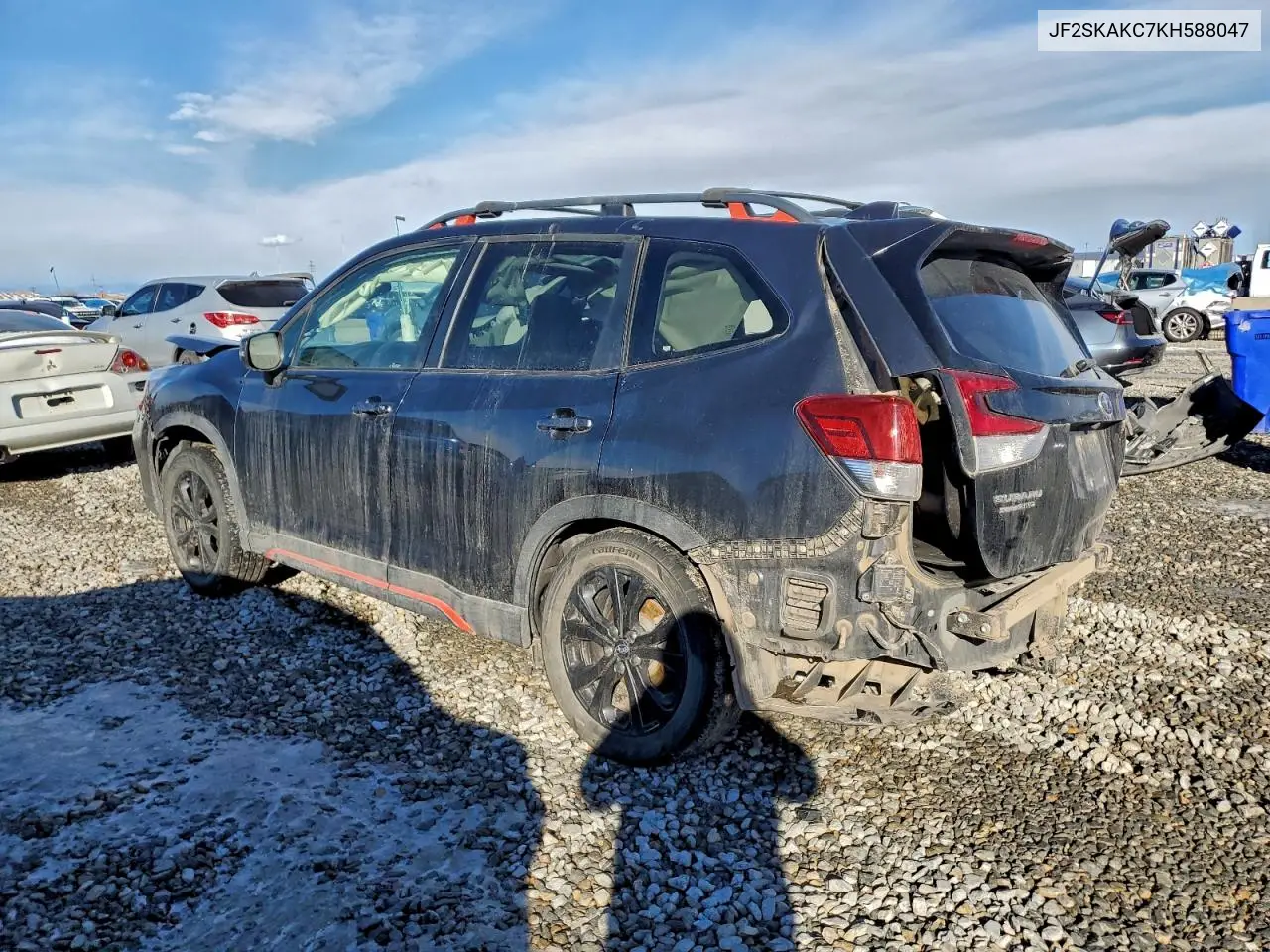 JF2SKAKC7KH588047 2019 Subaru Forester Sport