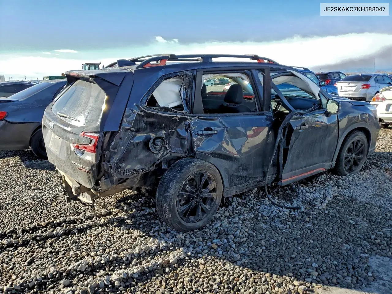 JF2SKAKC7KH588047 2019 Subaru Forester Sport