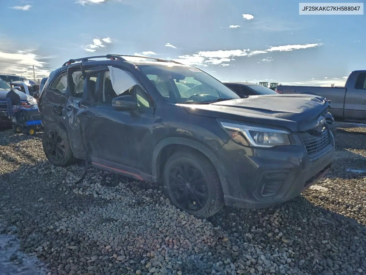JF2SKAKC7KH588047 2019 Subaru Forester Sport