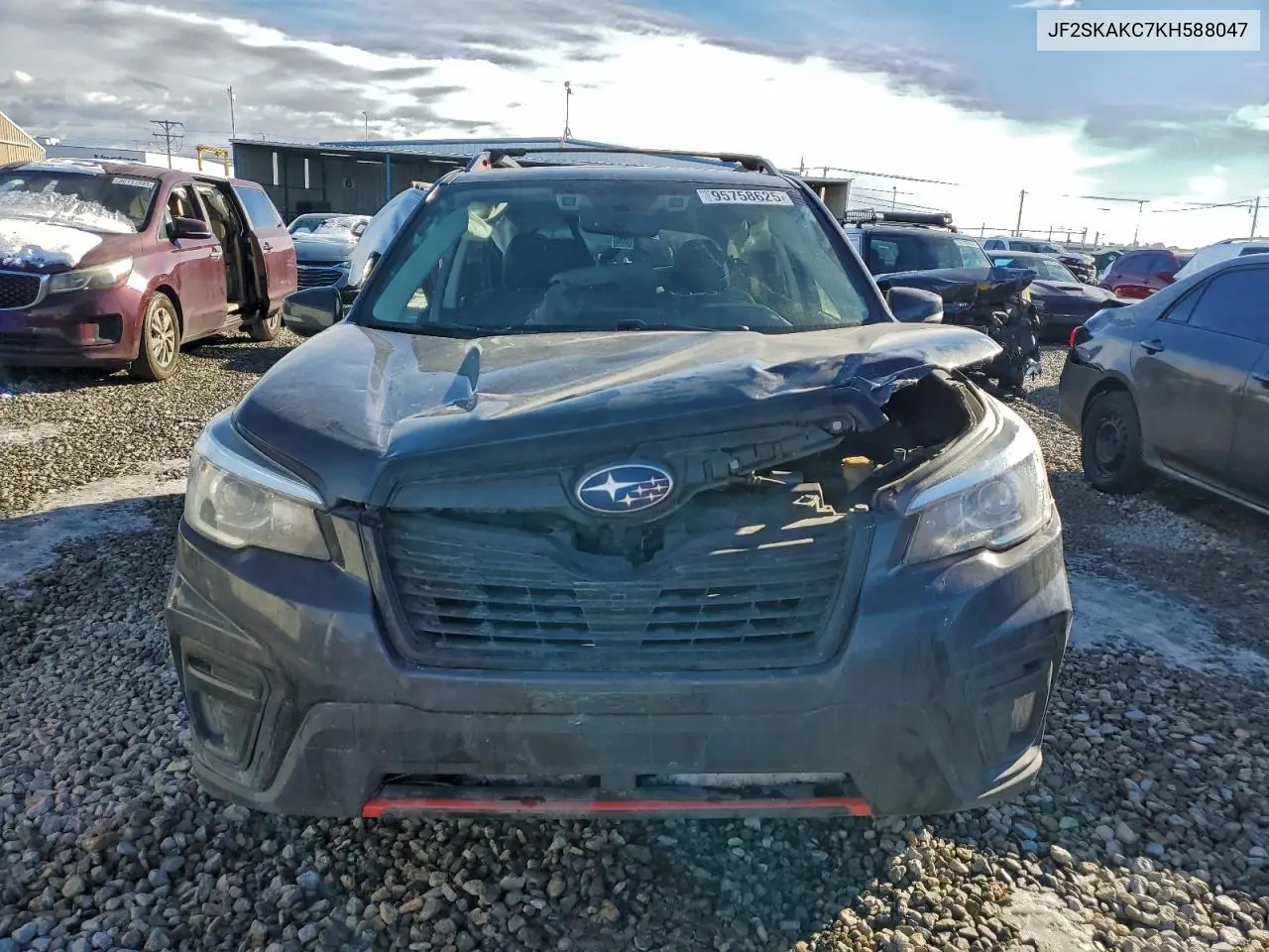 JF2SKAKC7KH588047 2019 Subaru Forester Sport