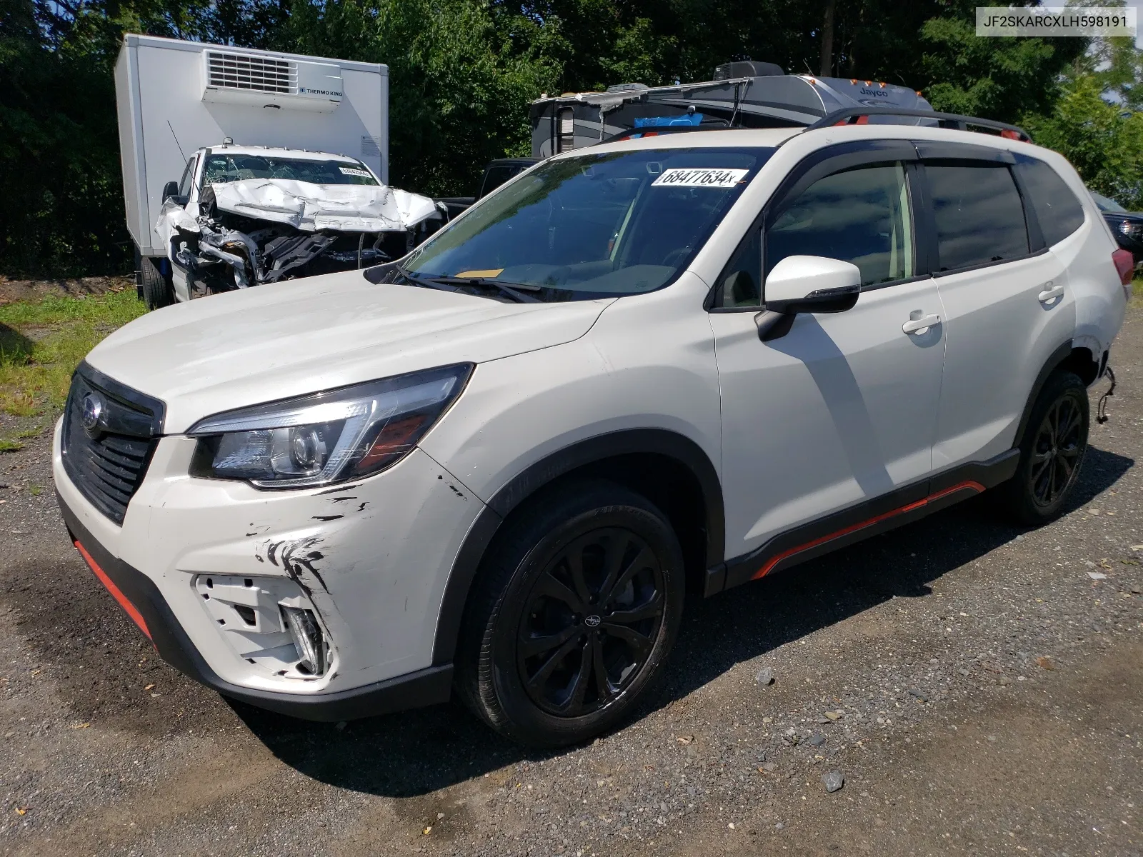 2020 Subaru Forester Sport VIN: JF2SKARCXLH598191 Lot: 68477634