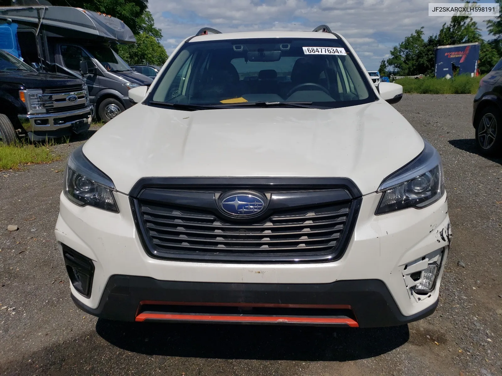 2020 Subaru Forester Sport VIN: JF2SKARCXLH598191 Lot: 68477634