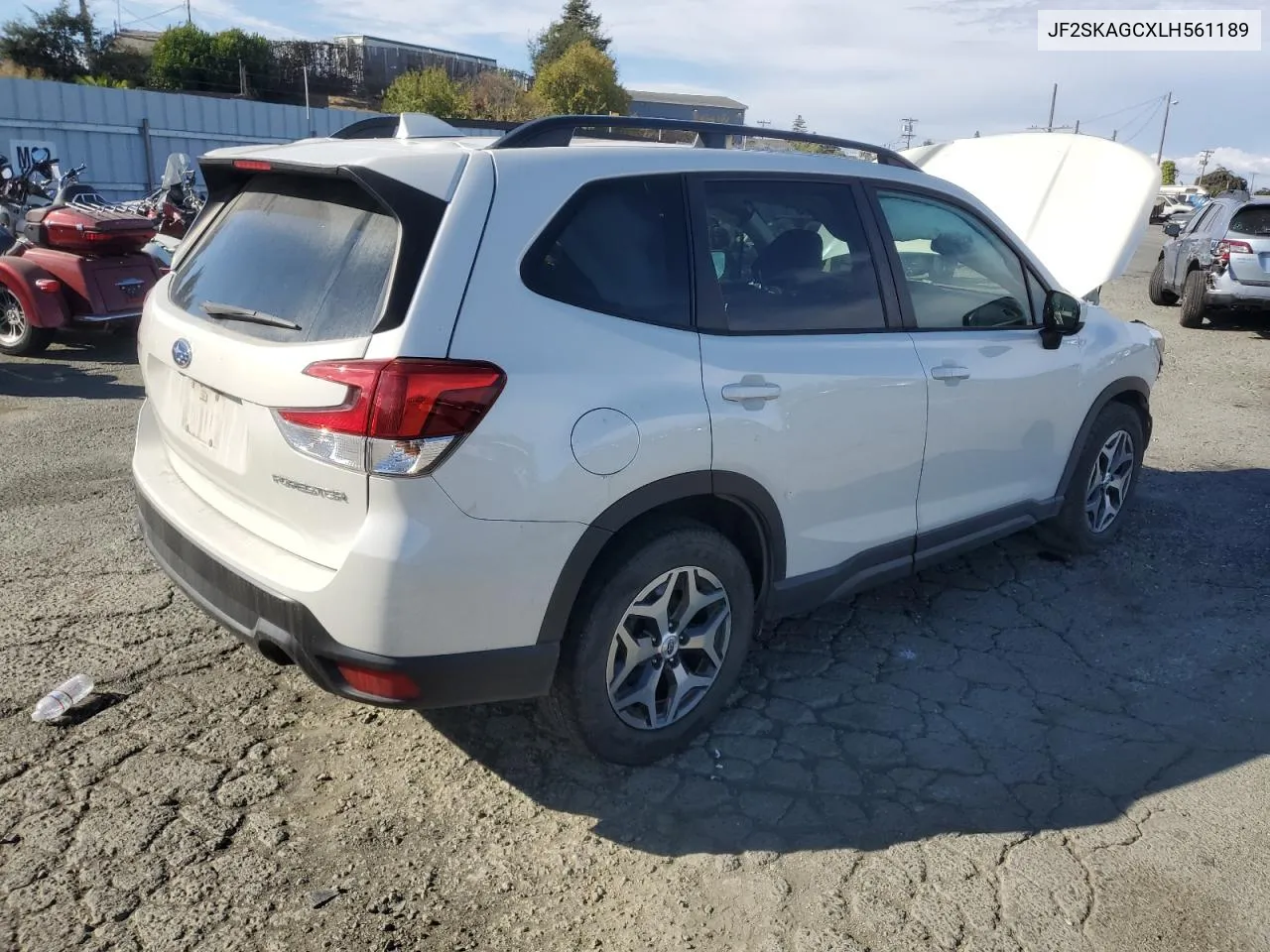 2020 Subaru Forester Premium VIN: JF2SKAGCXLH561189 Lot: 72208644