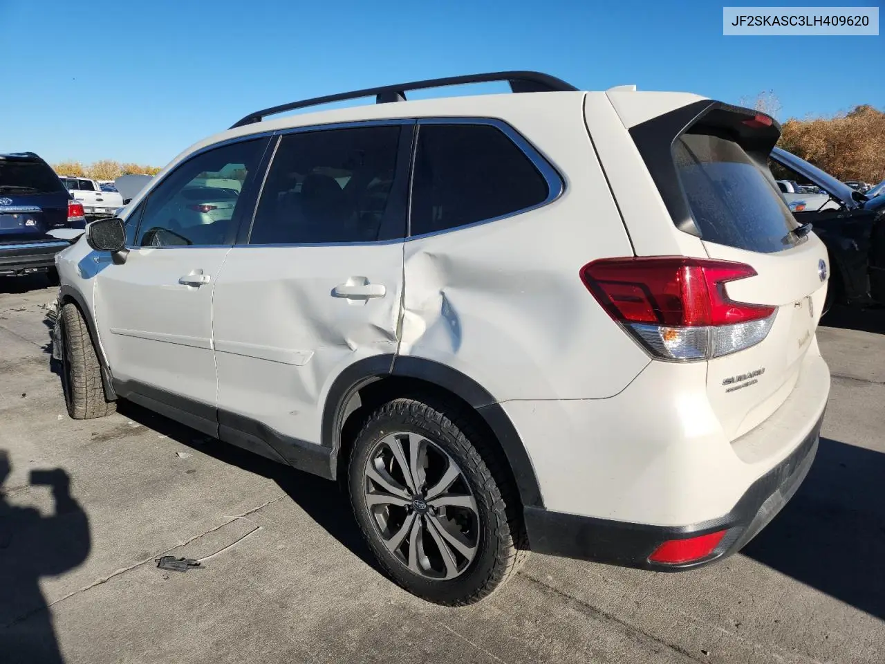 JF2SKASC3LH409620 2020 Subaru Forester Limited