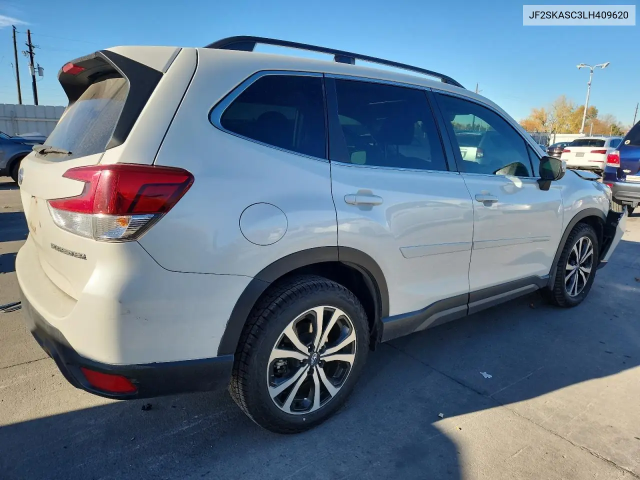 JF2SKASC3LH409620 2020 Subaru Forester Limited