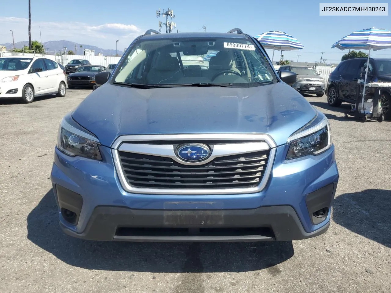 2021 Subaru Forester VIN: JF2SKADC7MH430243 Lot: 69900774