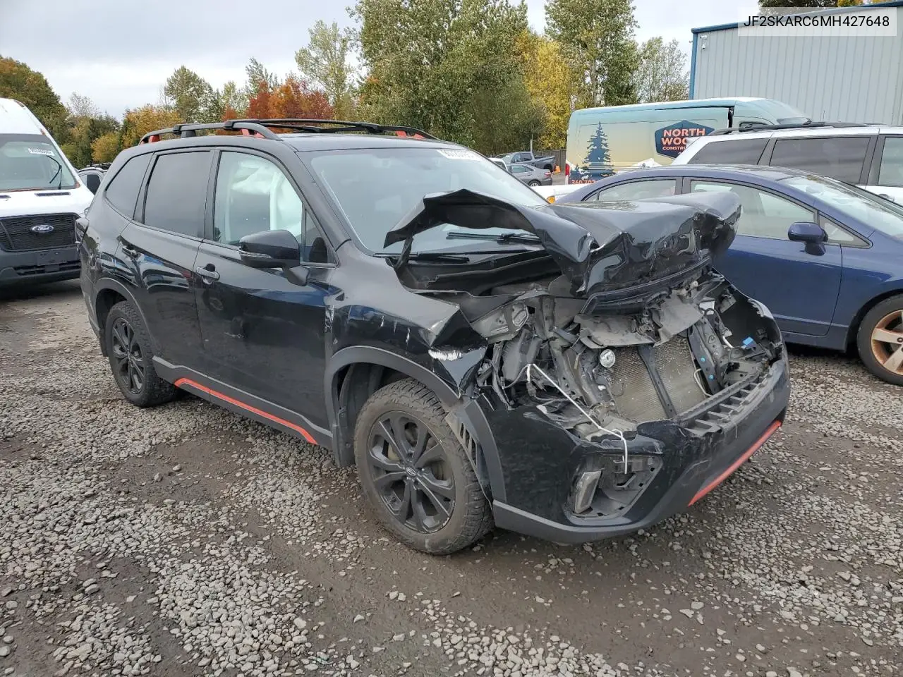 JF2SKARC6MH427648 2021 Subaru Forester Sport