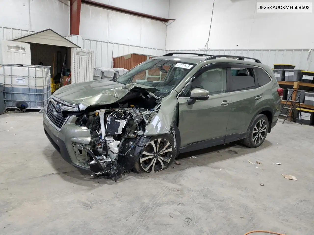 JF2SKAUCXMH568603 2021 Subaru Forester Limited