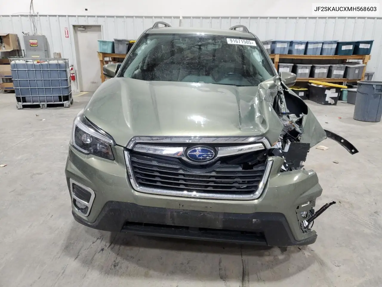 JF2SKAUCXMH568603 2021 Subaru Forester Limited