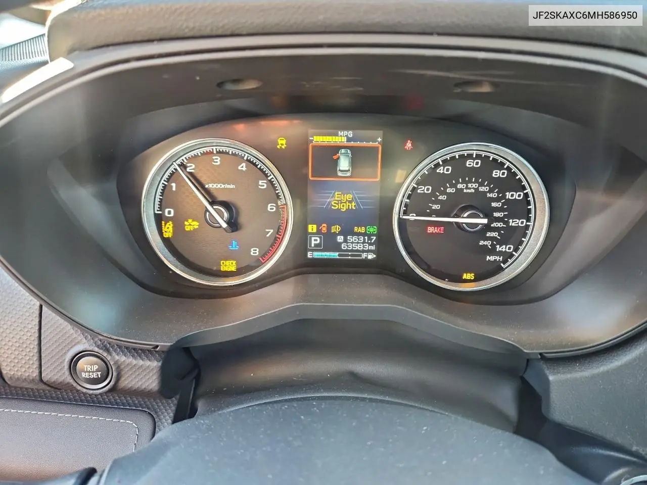 JF2SKAXC6MH586950 2021 Subaru Forester Touring