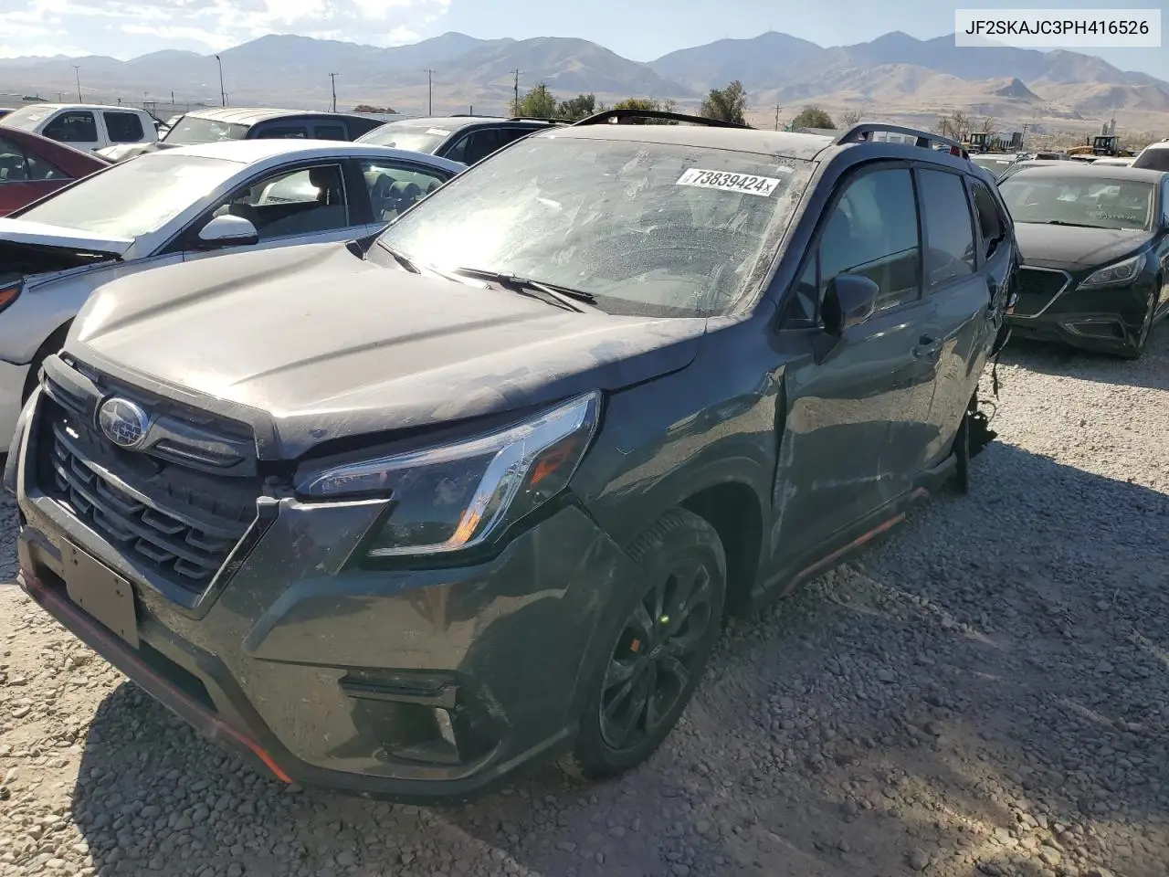 JF2SKAJC3PH416526 2023 Subaru Forester Sport