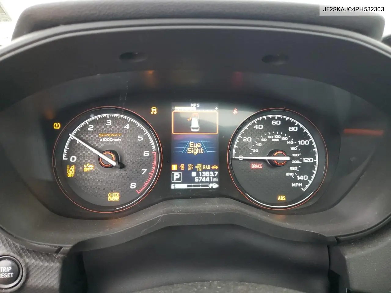 JF2SKAJC4PH532303 2023 Subaru Forester Sport