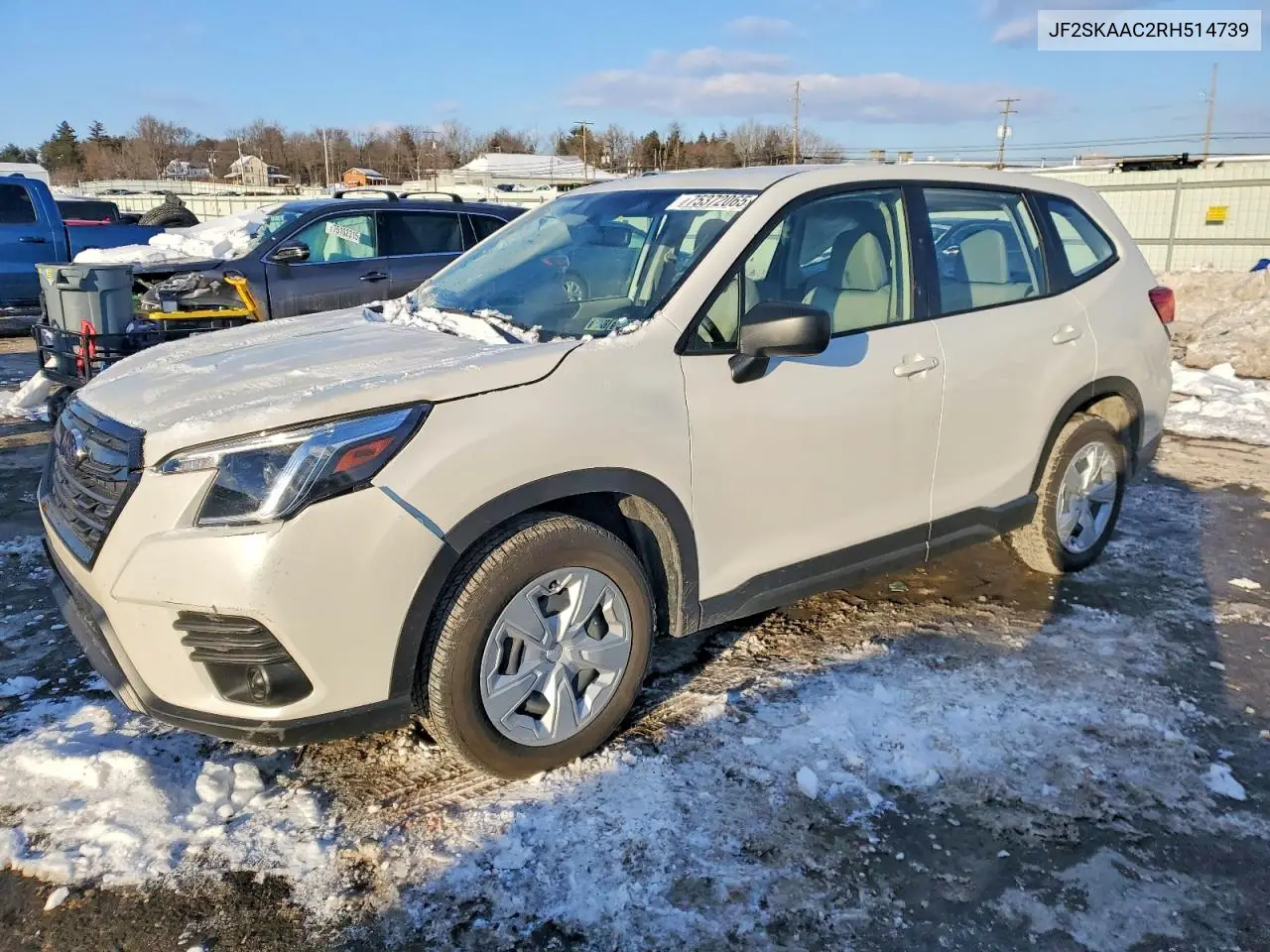 JF2SKAAC2RH514739 2024 Subaru Forester